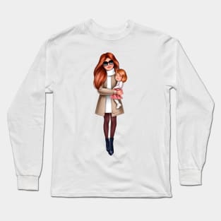 Mother with doughter Long Sleeve T-Shirt